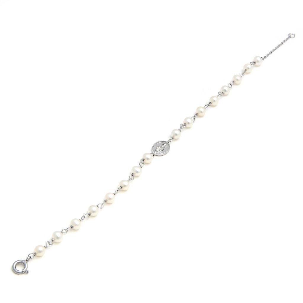 Diamond deals rosary bracelet