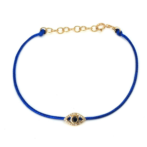 Cord and Cable Bracelets Gold, Diamond, Sapphire