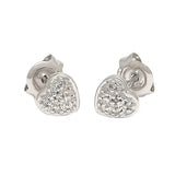 14 KT Diamond Pave hearts