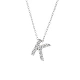 14 KT Mindy Harris Diamond Letter Necklace