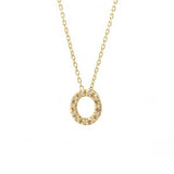 14 KT Mindy Harris Diamond Letter Necklace