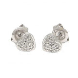 14 KT Children's Pave diamond studs