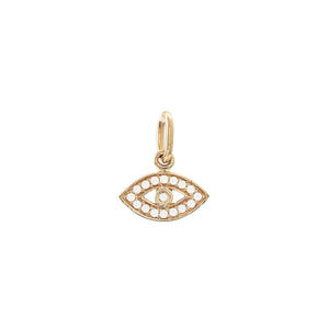 14 KT Diamond Charms Eye