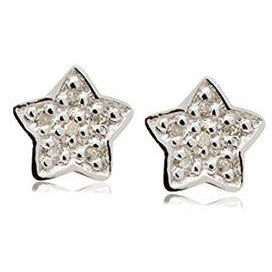 Sterling Children's Diamond star stud